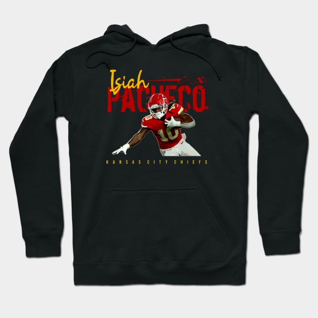 Isiah Pacheco Hoodie by Aloenalone